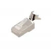 RJ45-liitin Extralink CAT6A FTP 8P8C, läpinäkyvä, uros/naras, 1 kpl