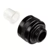 Alphacool 17471 Eiszapfen PRO 13 mm HardTube -liitin G1/4, messinki, halkaisija 22 mm, korkeus 20 mm, Deep Black