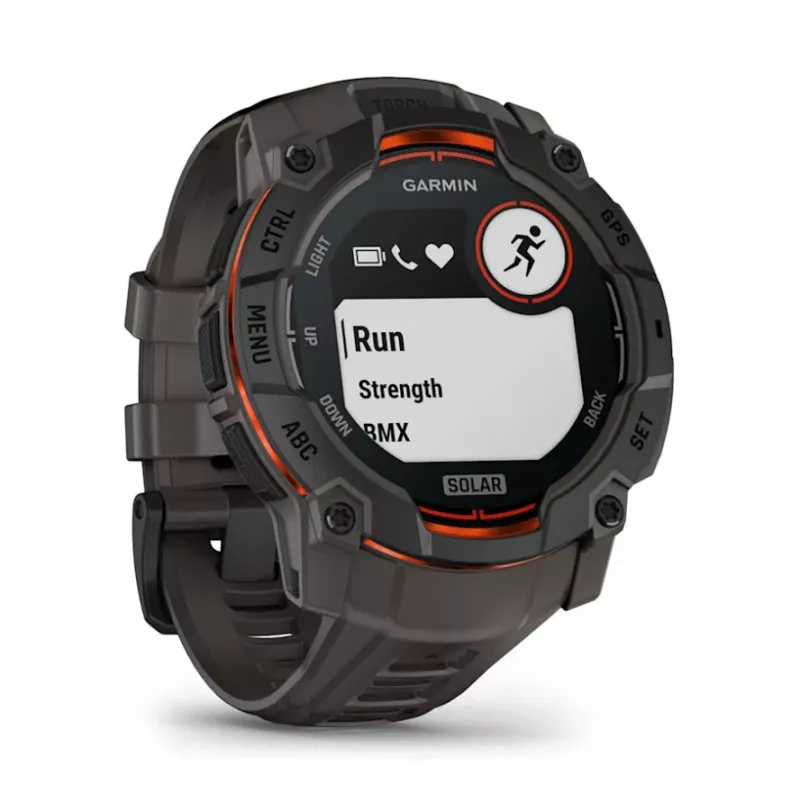 Garmin Instinct 3 Solar GPS-älykello 1,3 tuuman MIP 176x176 kosketusnäyttö musta