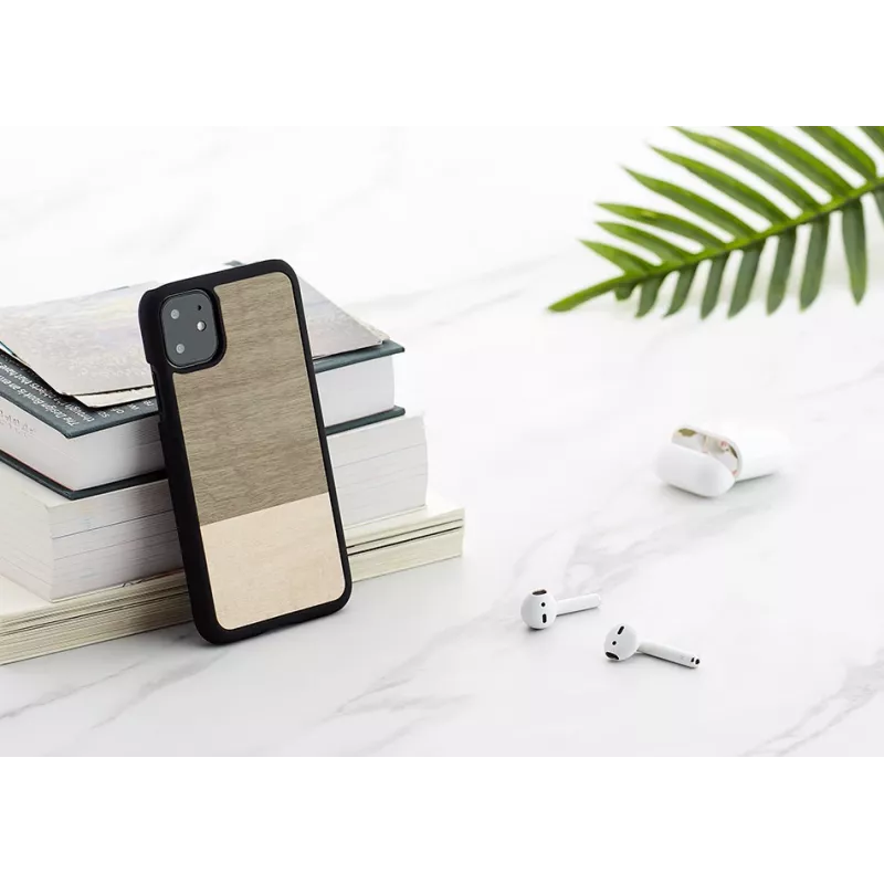 Älypuhelinkotelo man and wood iPhone 11:lle — musta, suojakotelo