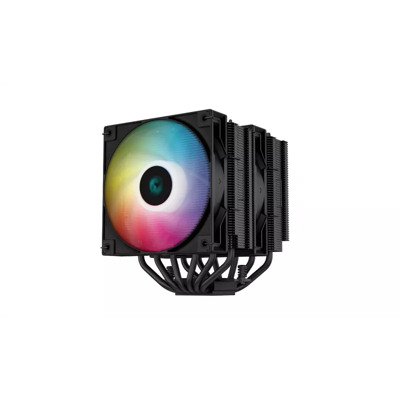 DeepCool AG620 BK ARGB prosessorin ilmajäähdytin 12 cm musta, valkoinen 1 kpl