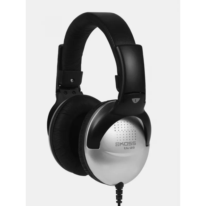 Koss | Kuulokkeet | UR29 | johdollinen | On-Ear | Noise Cancelling | musta/hopea