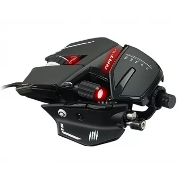 Pelihiiri MadCatz R.A.T. 8+ — oikeakätinen, optinen, 16000 DPI, 11 painiketta, USB Type-A, 145 g