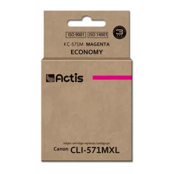 Värikasetti ACTIS KC-571M yhteensopiva Canon, magenta, 12 ml, vakiokesto, yksittäispakkaus