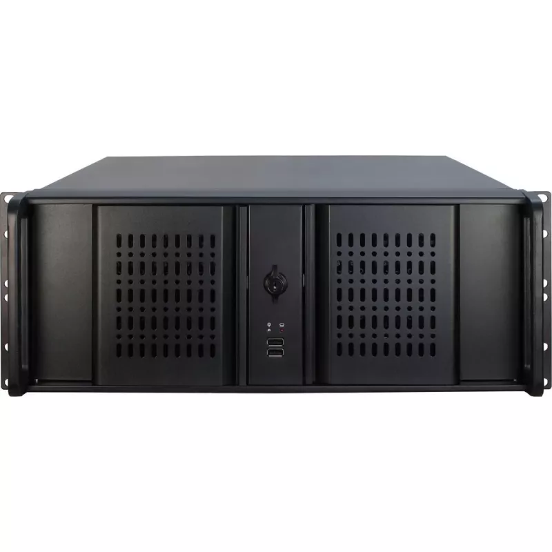 Palvelinkotelo Inter-Tech 4U-4098-S räkki musta