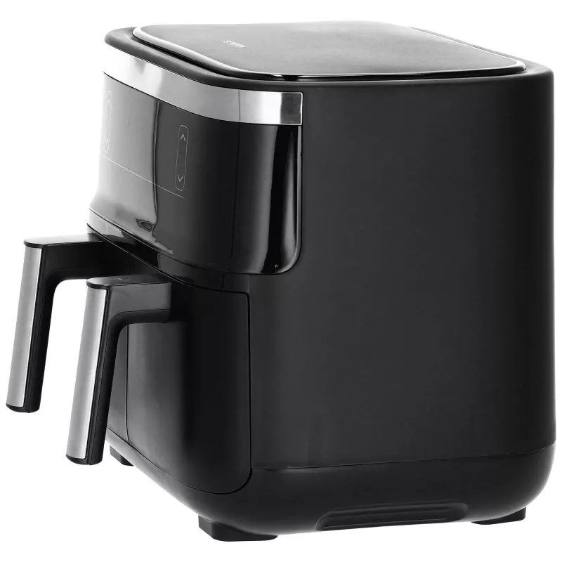 Severin FR 2453 Double -kiertoilmakypsennin 3,25 L 2850 W musta hopea