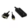 Videokaapeliadapteri LogiLink CV0060 musta