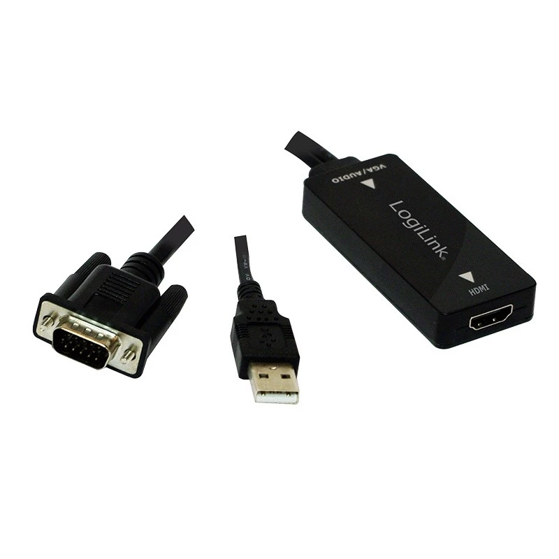 Videokaapeliadapteri LogiLink CV0060 musta