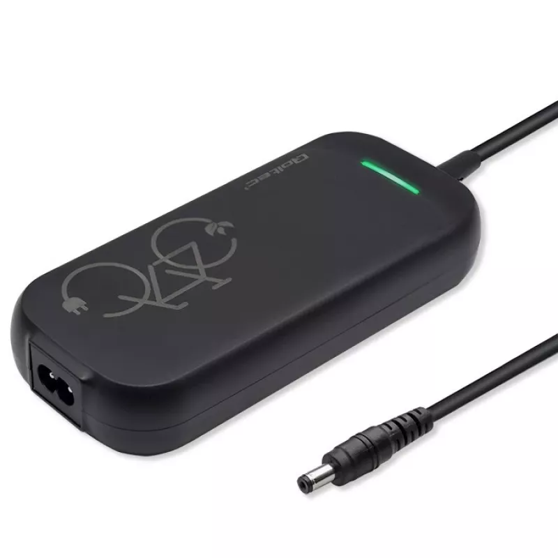 Sähköpyörän laturi QOLTEC 50332 — 36V/42V lähtö, 2A, 5,5×2,1 mm liitin