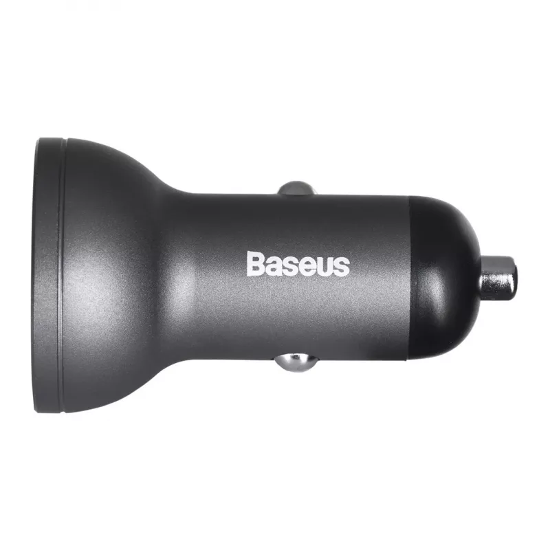 Baseus CCBX-0G matkalaturi yleinen musta, harmaa, savukkeensytytin autoon