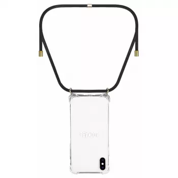 Lookabe kaulaketjupuhelinkuori iPhone XS Maxille, kulta/musta