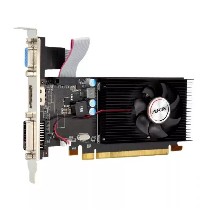 AFOX Radeon R5 230 1GB DDR3 näytönohjain, 64-bit, DVI/HDMI/VGA, Low Profile