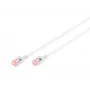 Verkkokaapeli Digitus CAT 6 U/FTP ohut patch-kaapeli RJ-45 Cat6 1 m harmaa