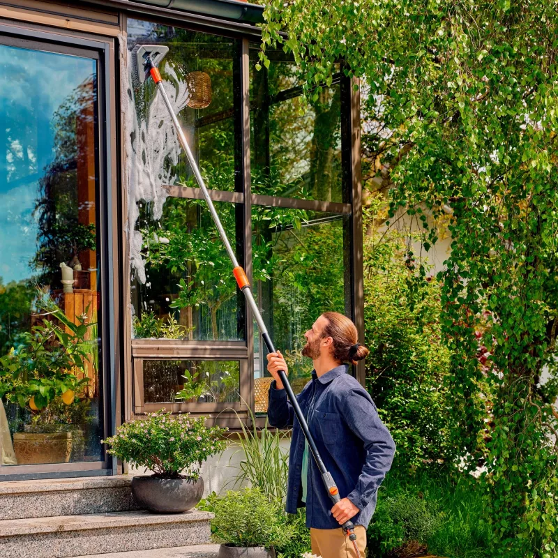 Gardena Cleansystem teleskooppivarsi M-XL, 155–260 cm