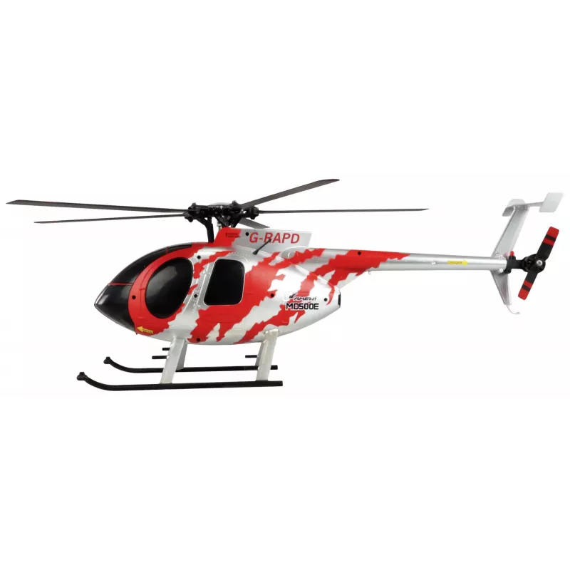 Amewi 25334 AFX MD500E siviili RC-helikopteri, RtF, harjaton, 4-kanavainen, 325 mm