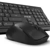 Inca IWS-519 näppäimistö ja hiiri sisältää Office RF langaton QWERTY turkki musta