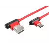USB-kaapeli NATEC NKA-1201 USB 2.0 1 m USB A USB C musta punainen