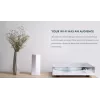 MikroTik Audience RBD25G-5HPacQD2HPnD kolmikaistainen Mesh-tukiasema, Wi-Fi 5 (802.11ac), 2,4 GHz + 2x 5 GHz, 1733 Mbit/s, 2x Gigabit LAN, PoE, RouterOS L4, valkoinen