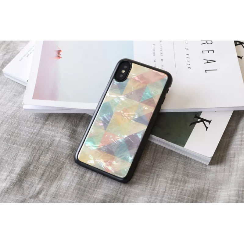 iKins älypuhelinkotelo iPhone XS / iPhone XS Mosaic musta
