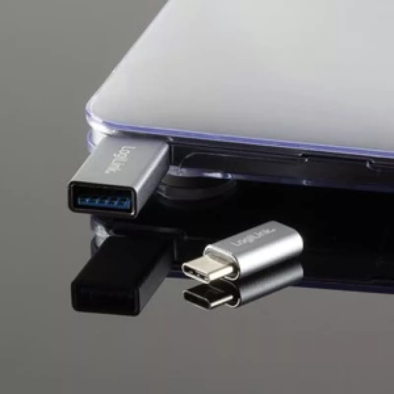 LogiLink AU0042 adapteri USB-C - USB 3.2 Gen 1 A-uros kompakti muotoilu