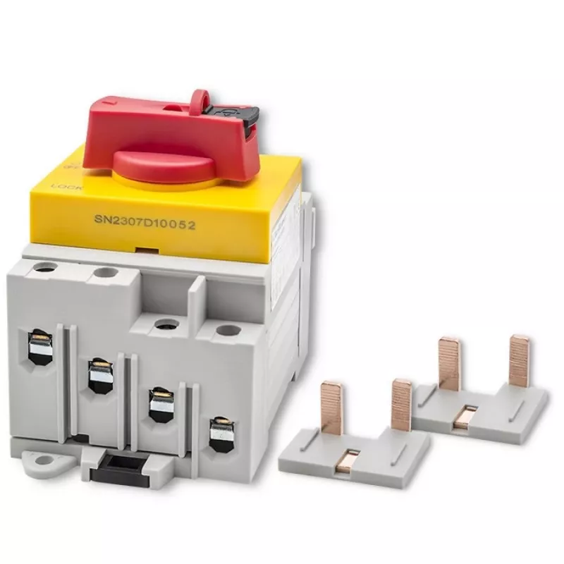 Qoltec 52611 DC-erotuskytkin lukitustoiminnolla | pääkytkin | 1200 V | 32 A | 8 kV | 4P