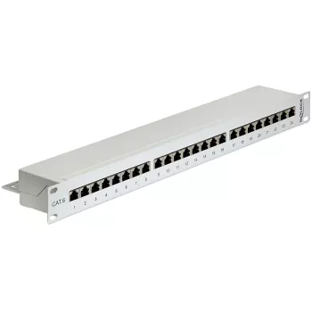 Patch-paneeli DeLOCK 43300 1U RJ-45 harmaa