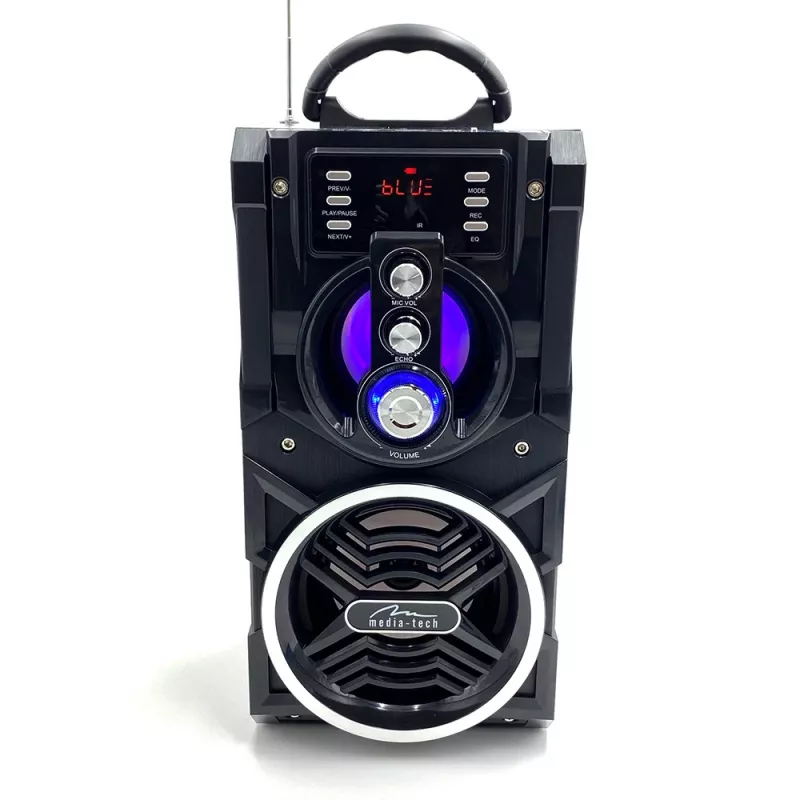 Stereo-kannettava kaiutin Media-Tech PARTYBOX BT MT3150 musta