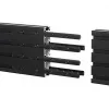 Asennuskisko B-Tech BT8390 jatkosarja musta 12 mm leveys 8 mm syvyys 180 mm pituus
