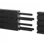 Asennuskisko B-Tech BT8390 jatkosarja musta 12 mm leveys 8 mm syvyys 180 mm pituus