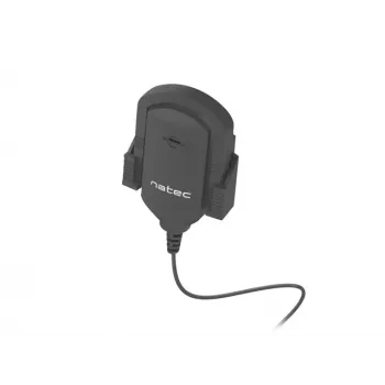 Solki-mikrofoni NATEC NMI-1352, johdollinen 3,5 mm, herkkyys -58 dB, 50–16000 Hz, 1,8 m kaapeli, 20 g