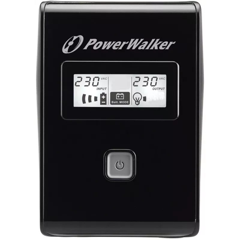 PowerWalker VI 850 LCD keskeytymätön virransyöttö (UPS) Line-Interactive 0,85 kVA 480 W