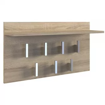 Top e shop WIESZAK 2F SONOMA vaateteline — lastulevy, tammi-ilmiasu, 7 koukkua, 700×200×400 mm