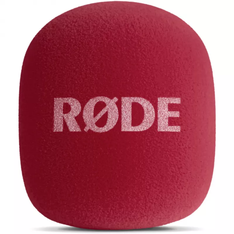 Kannettava haastattelumikrofoni Rode Interview GO – punainen (kompakti, käsilaite, Plug-and-Play)