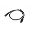 USB-C–USB-C-kaapeli LANBERG CA-USBE-20CC-0005-BK, USB 3.2 Gen 1 (5 Gbit/s), 0,5 m, musta