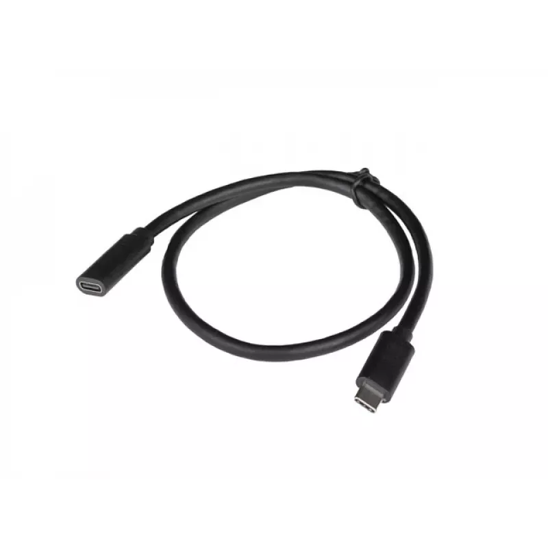 USB-C–USB-C-kaapeli LANBERG CA-USBE-20CC-0005-BK, USB 3.2 Gen 1 (5 Gbit/s), 0,5 m, musta