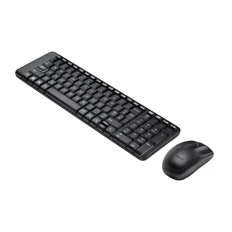 Wireless Combo MK220, langaton, RF Wireless, QWERTZ, musta, hiiri