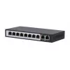 Extralink PoE-kytkin CERES 8x 100Mb/s PoE/PoE+, 2x RJ45 uplink 100Mb/s, 96W