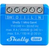Kompakti älyrelemoduuli Shelly 1 Mini Gen4, 1P 8A, Wi‑Fi/Matter/Zigbee/Bluetooth, 110–240 V (2 kpl)