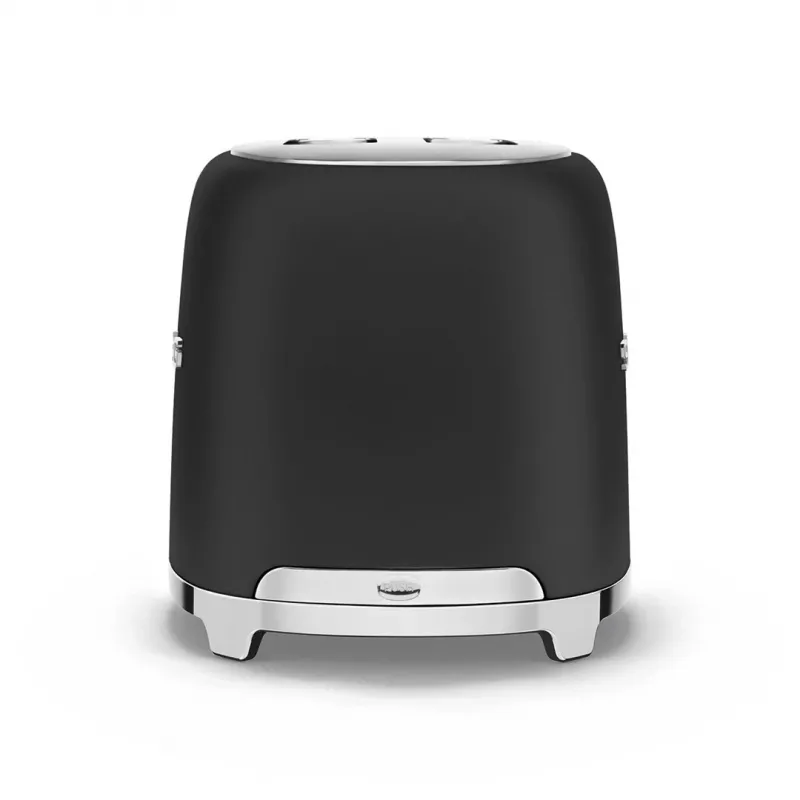 Leivänpaahdin Smeg 50's Style TSF01BLMEU 2 viipaletta musta ruostumaton teräs