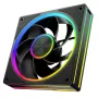 Kotelotuuletin MODECOM VOLCANO LOOP 120 ARGB Reverse Fan musta 120 mm PWM 400–1400 RPM ARGB-liitin