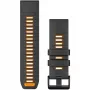 Garmin QuickFit-kelloranneke 26 mm silikoni grafiitti/Spark Orange (010-13393-05)