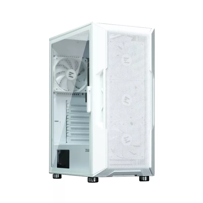 Zalman I3 NEO ARGB WHITE tietokonekotelo Midi Tower