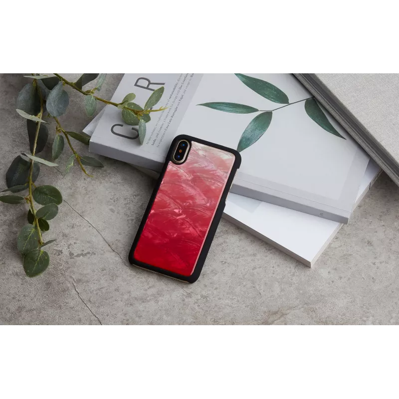iKins älypuhelinkotelo iPhone XS / XS S – pink lake ja musta, suojakotelo
