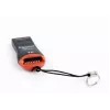 Kortinlukija Gembird FD2-MSD-3 USB 2.0 musta punainen