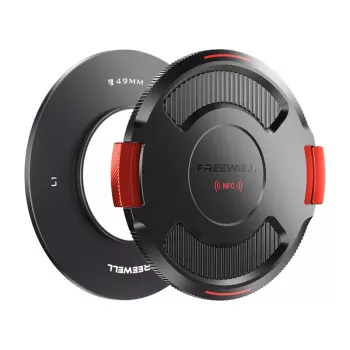 Suodattimen pidikkeen perusrengas Freewell FW-L1-BL49 49mm kannella Real Locking VND:lle