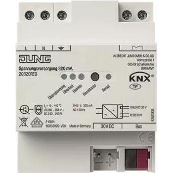 JUNG 20320 REG jännitelähde 320mA KNX 20320REG