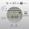 Qoltec, aurinko-MPPT-lataussäädin lämpötila-anturilla 20A 12V/24V LCD-näyttö 2 X USB