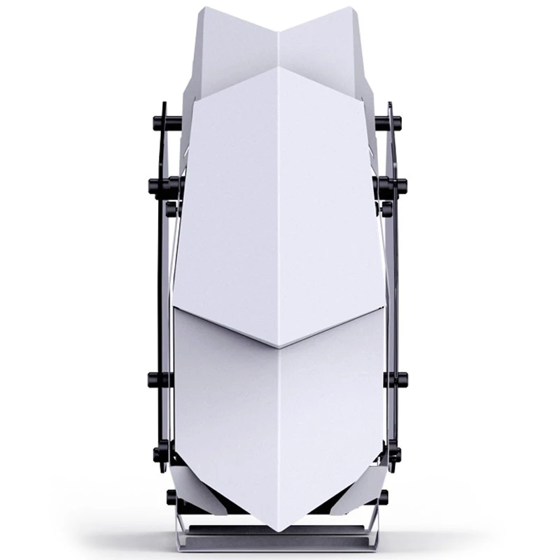 Mini Micro-ATX-tornikotelo Jonsbo MOD3 Tempered Glass White PC-kotelo, Mini-ITX/Micro-ATX-tuki