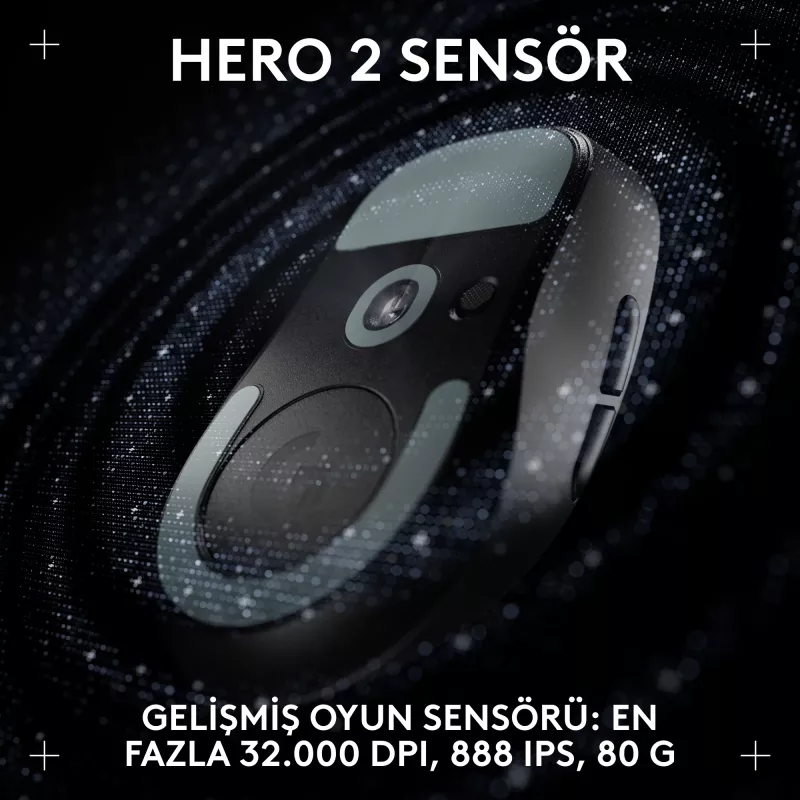 Logitech G PRO X SUPERLIGHT 2 DEX langaton pelihiiri, musta