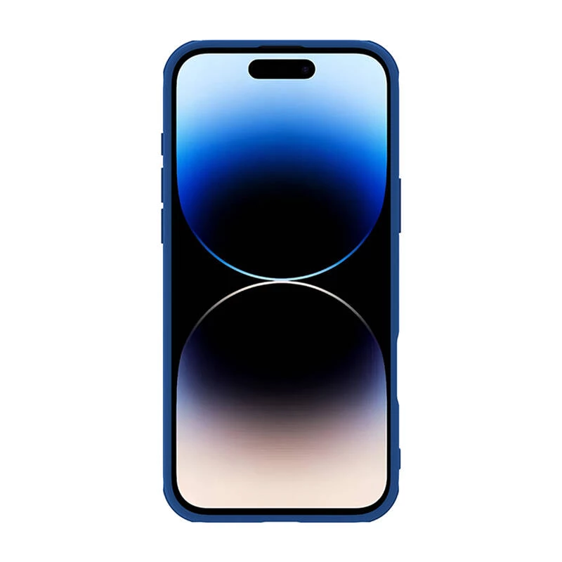 Suojakotelo Nillkin CamShield Pro iPhone 16 Pro Max -puhelimeen, sininen, liukuva kameransuojus